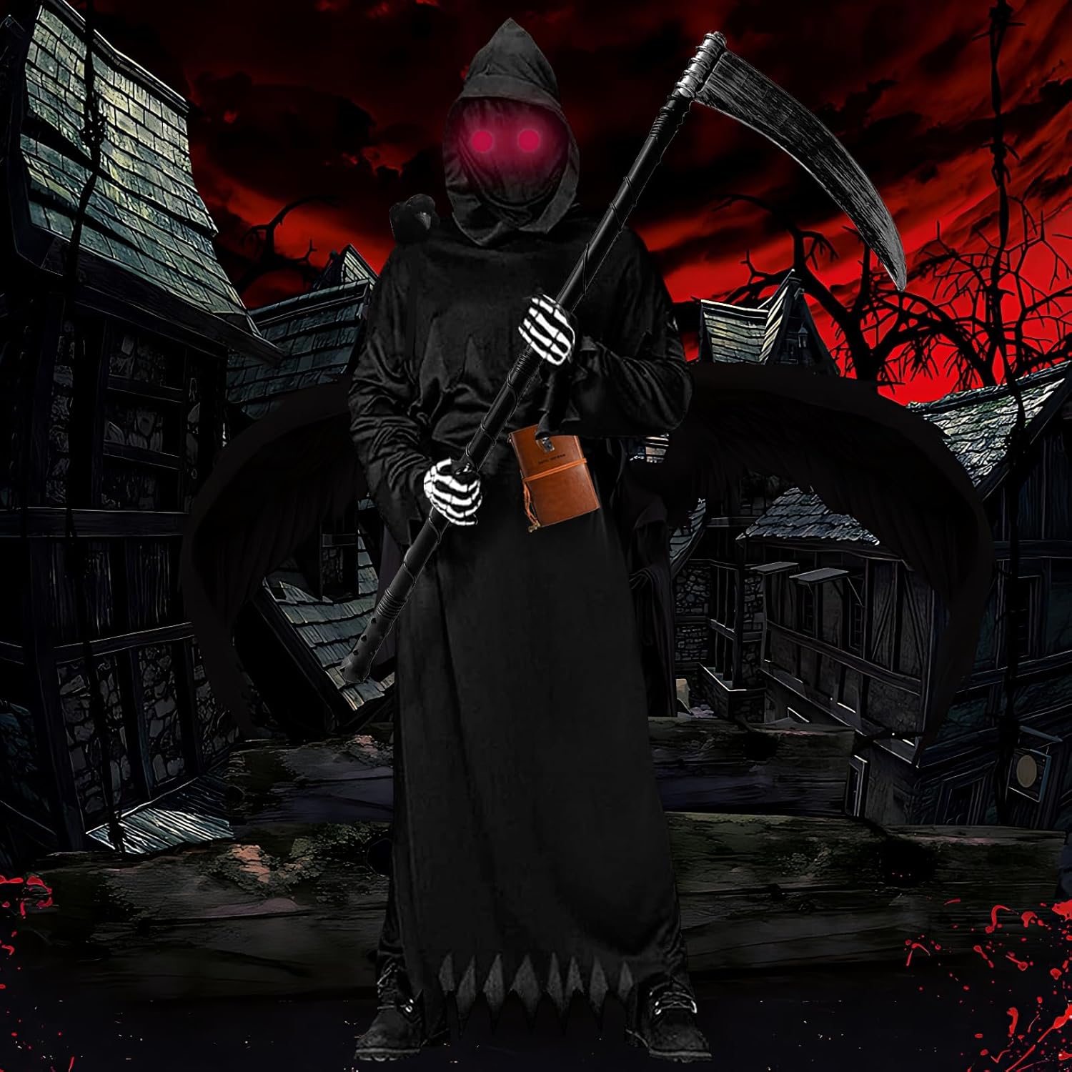 Halloween Grim Reaper Costume Scary Fun for Kids and Adults