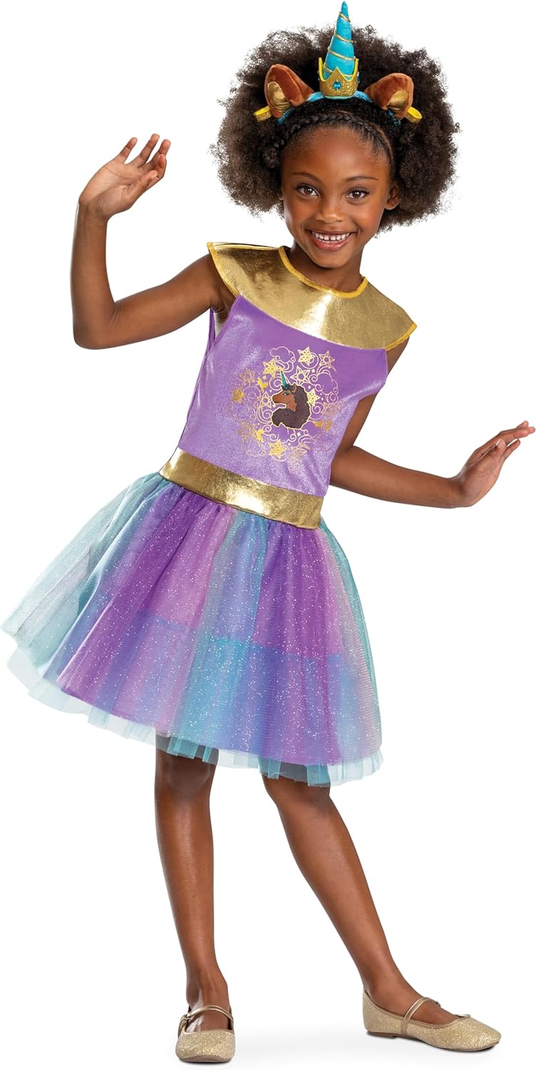 Disguise Girls Afro Unicorn Costume