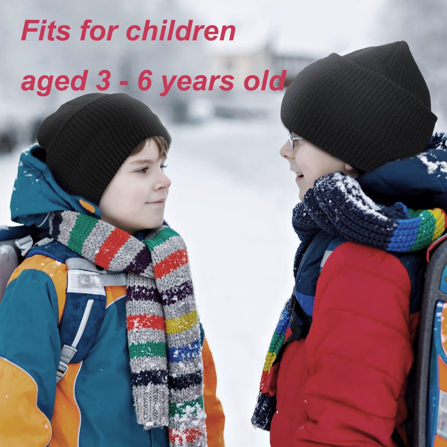 Maoko Kids Knitted Balaclava Winter Ski Face Mask