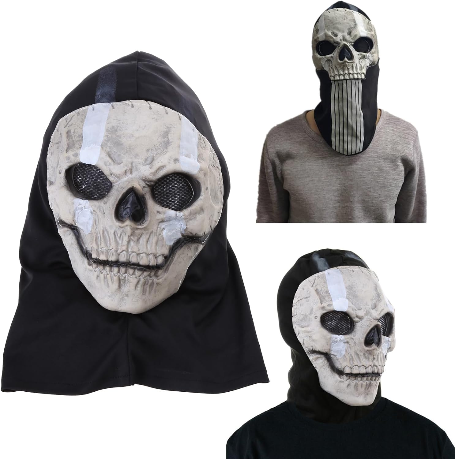 Halloween Skull Costume Prop for Kids and Adults