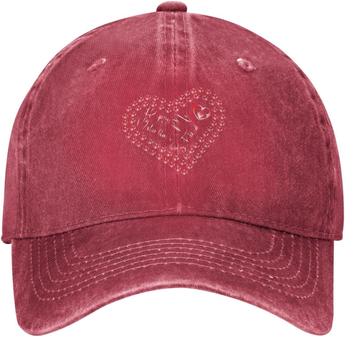 Valentines Day Baseball Cap Dad Gift