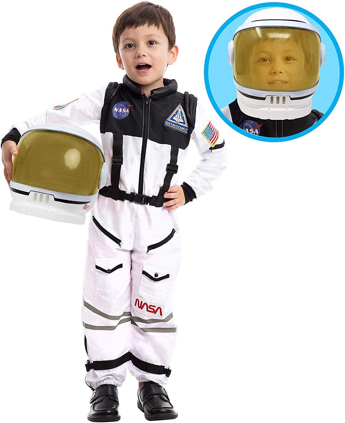 Stellar Spaceship Costume for Kids Astronaut Helmet Space Suit