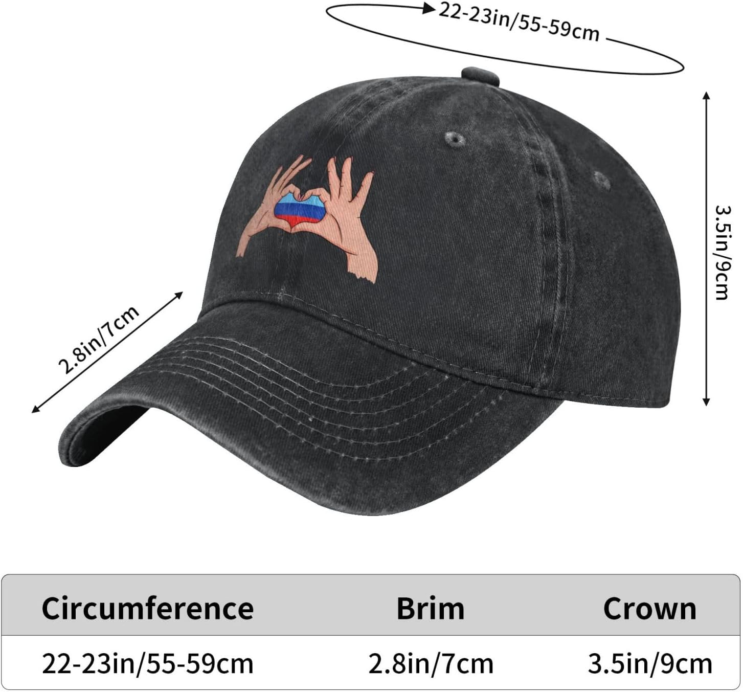 Holding Love in Your Hands Flag of the Luhansk Peoples Republic Baseball Cap
