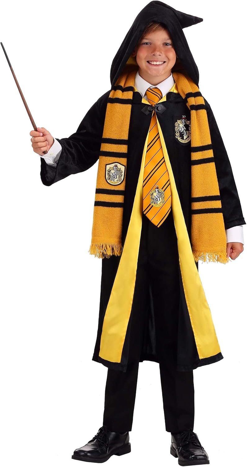 Deluxe Hufflepuff Robe for Kids Halloween costume XL