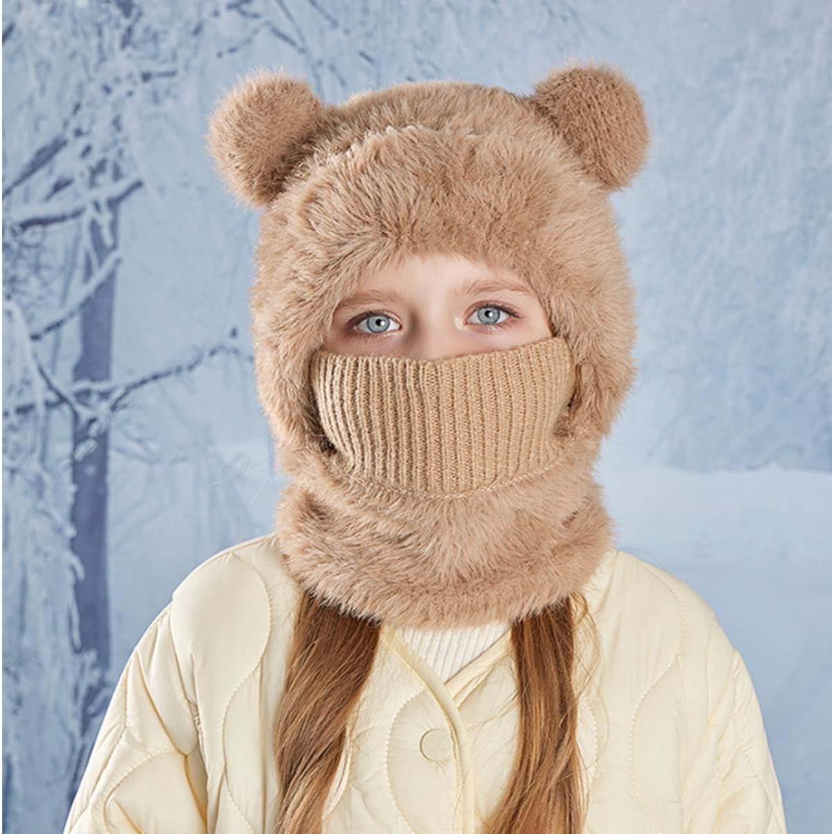 Kids Ski Mask Balaclava Warm Protective for Winter