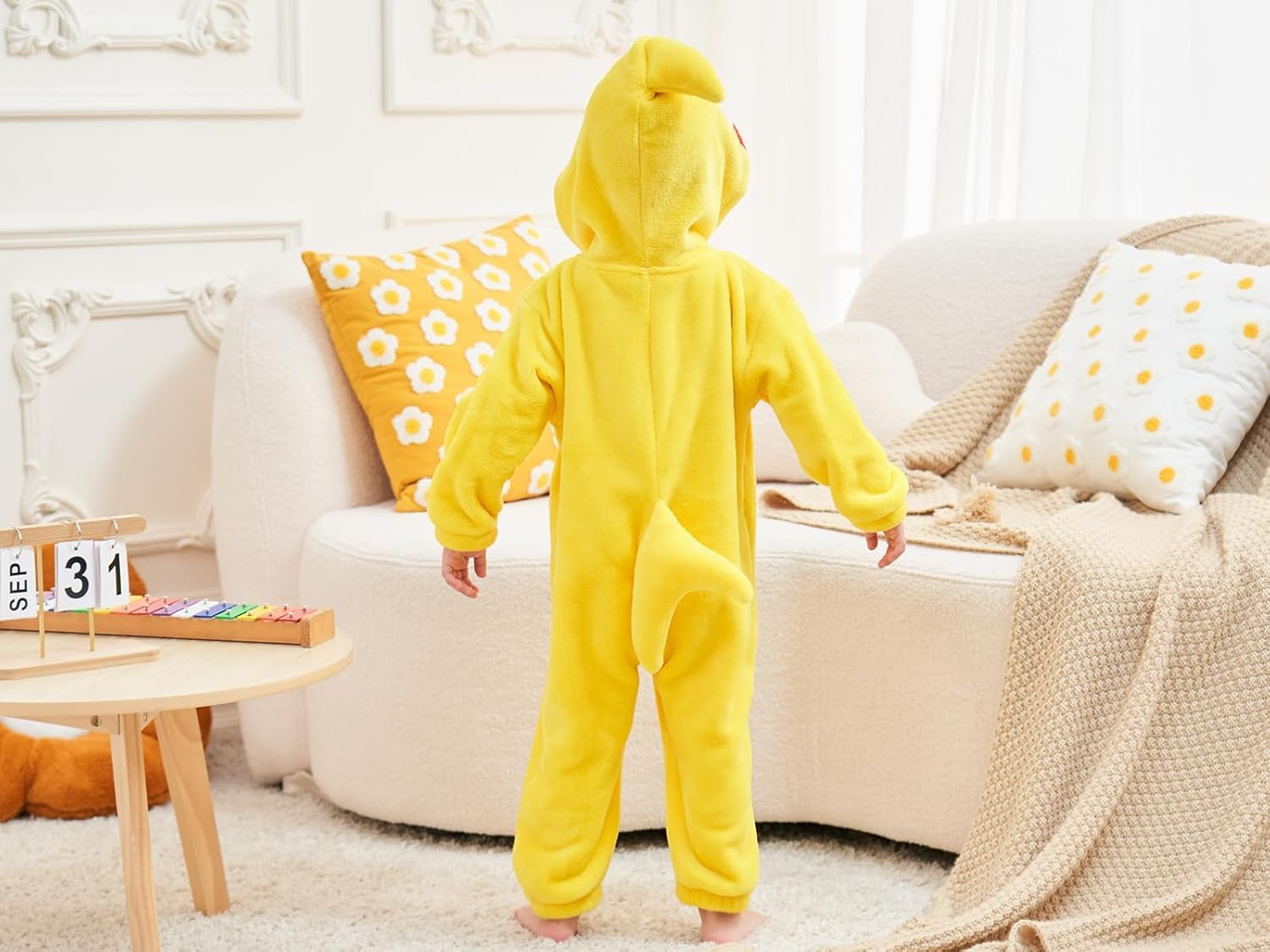 LOLANTA Dinosaur Shark Flannel Jumpsuit Kids Costume
