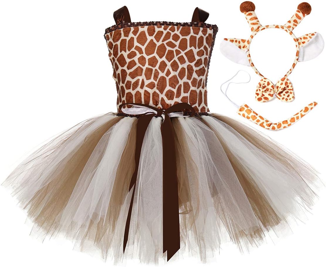 Halloween Animal Reindeer Giraffe Tiger Costumes for Kids 1-10Y