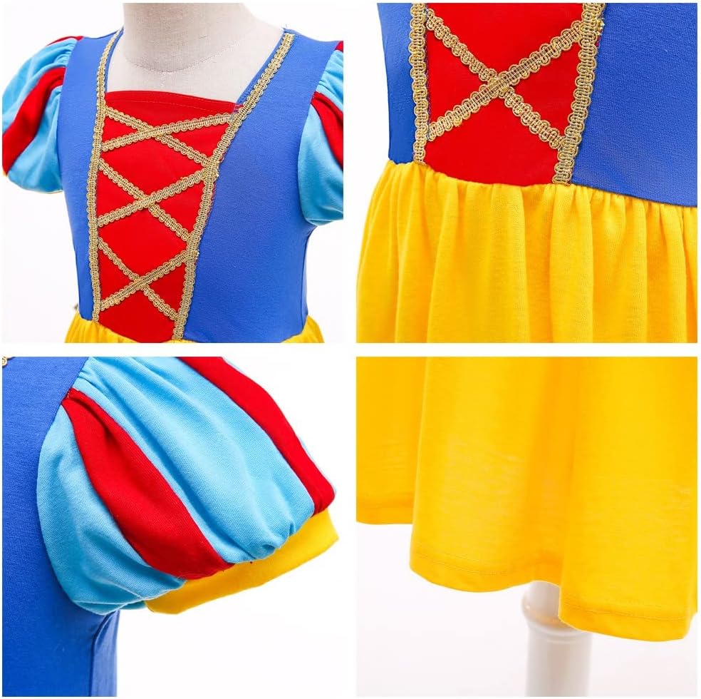 MYRISAM Princess Party Dress up Costumes for Girls Fluffy Sleeves Unique Design