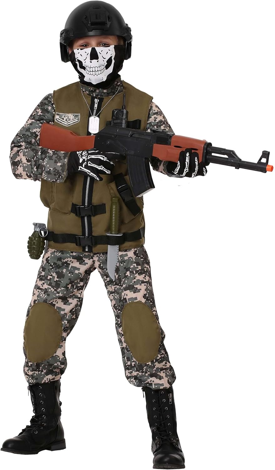 Kids Camo Trooper Halloween Costume for Boys