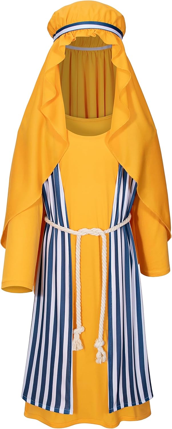Tokyo Reengers Kids Shepherd Nativity Costume Joseph Boys Halloween and Cosplay Costume Set