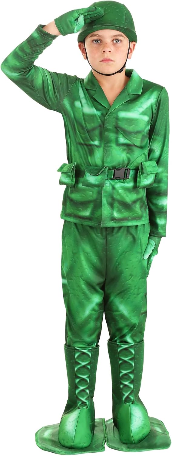 Fun Costumes Green Army Man Kids Costume