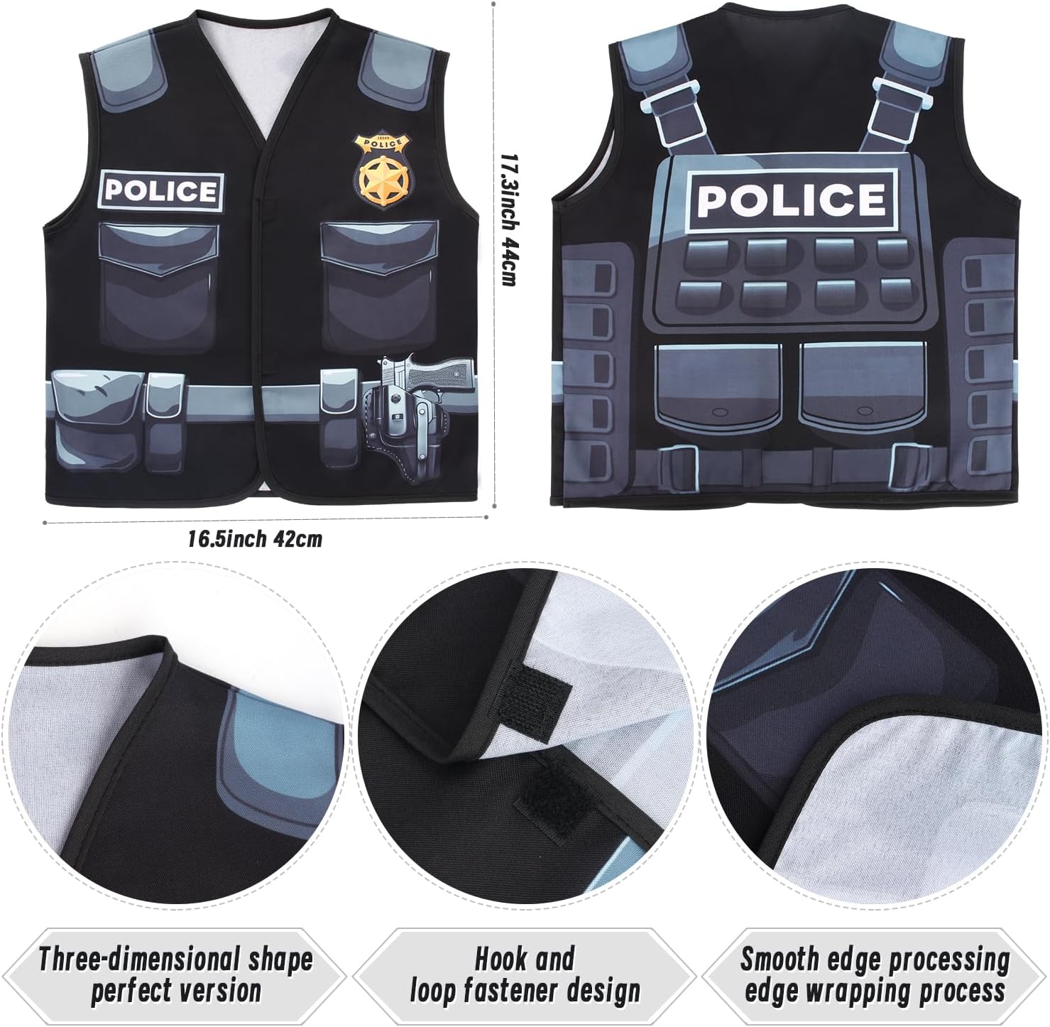 Kyson Police Costume Kit for Boys