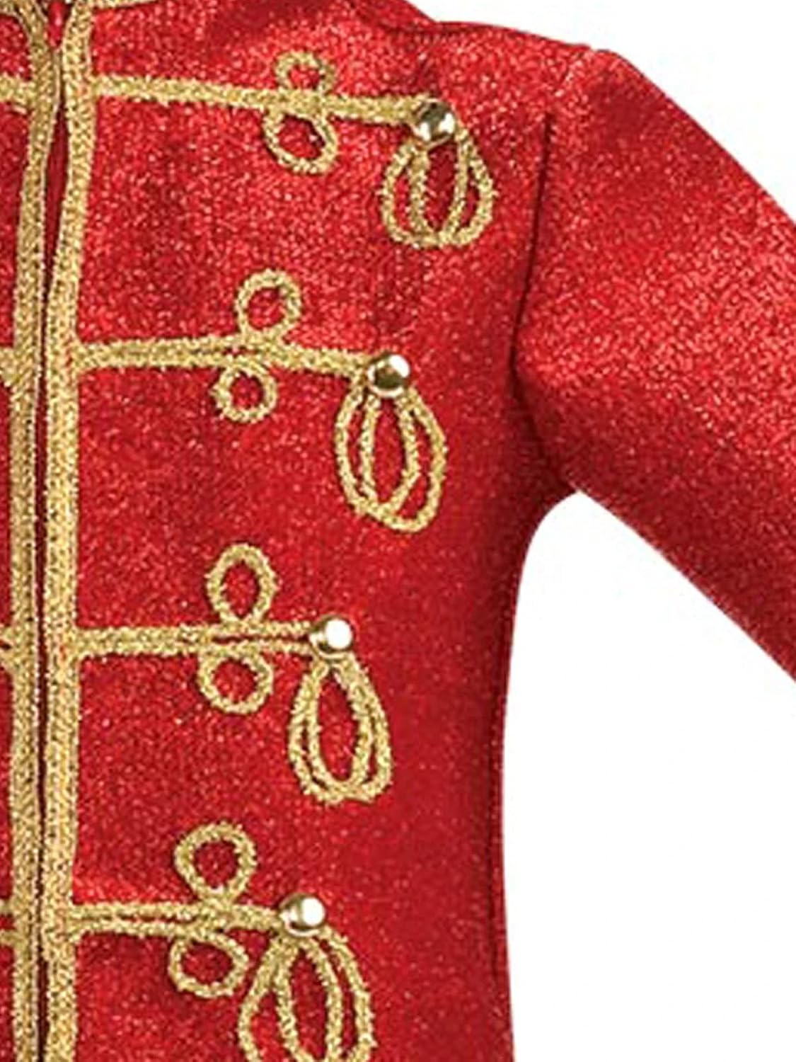 Rubies Michael Jackson ChildsMilitary Jacket Childs Red Costume