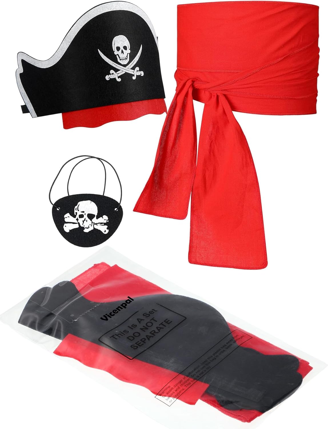 Vicenpal Pirate Costume Set for Kids 1