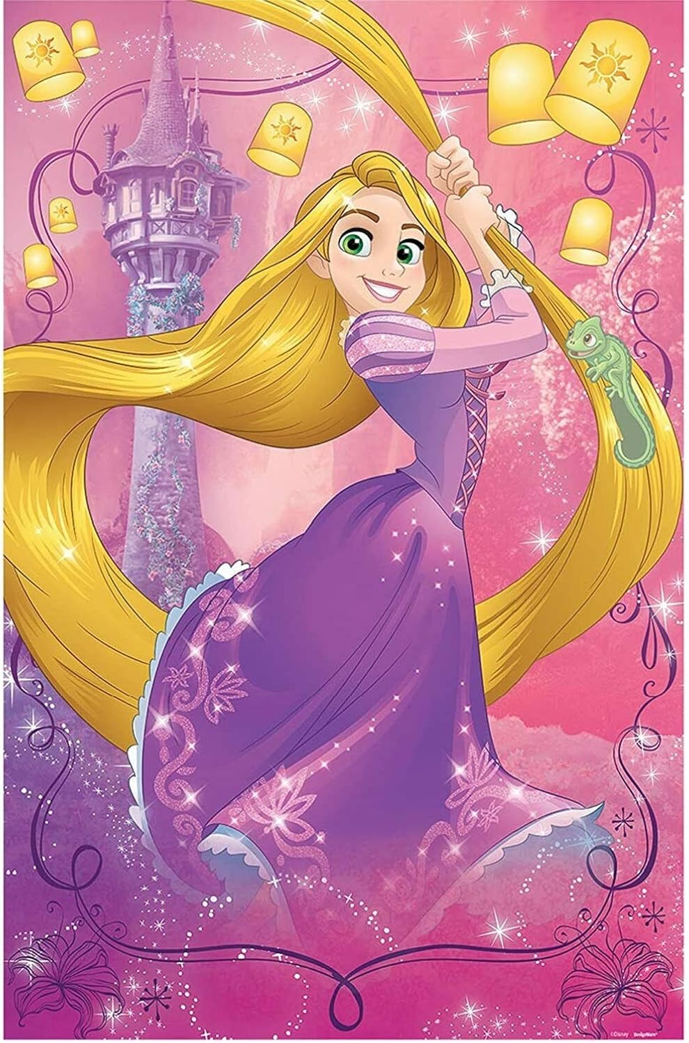 Disney Rapunzel Dream Big Party Game Board 1