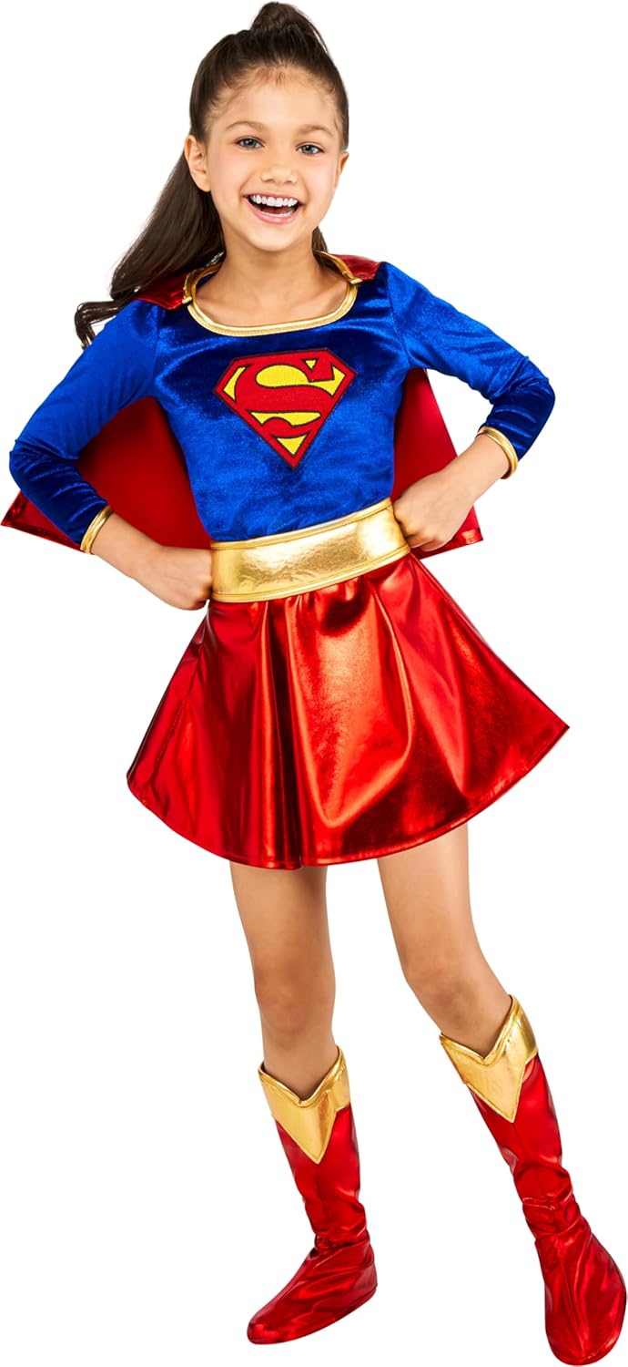 Rubies Rubies Costume Co Girls DC Superheroes Childs Supergirl Costume