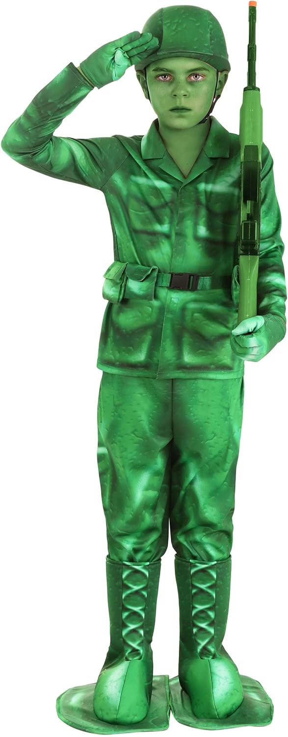 Fun Costumes Green Army Man Kids Costume