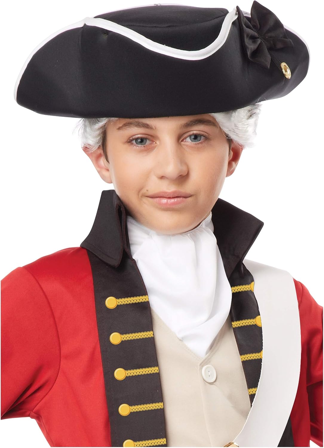 Tricorn Boys Hat - Classic Black for Kids Investors