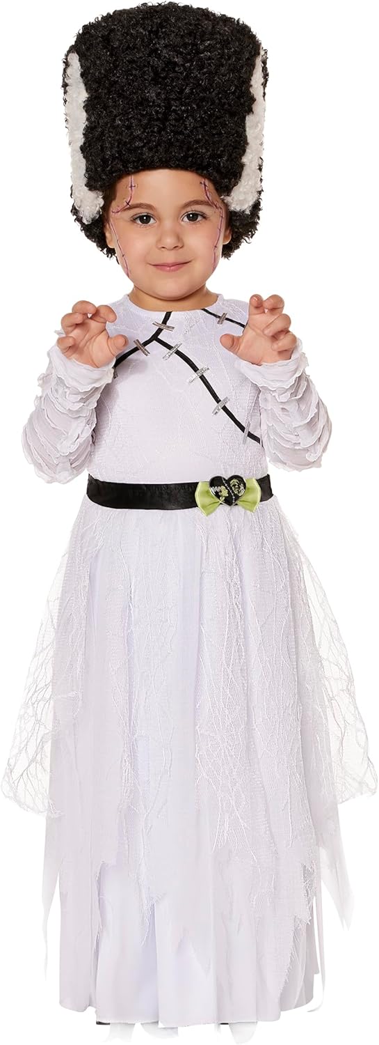 Spirit Halloween Toddler Bride of Frankenstein Costume