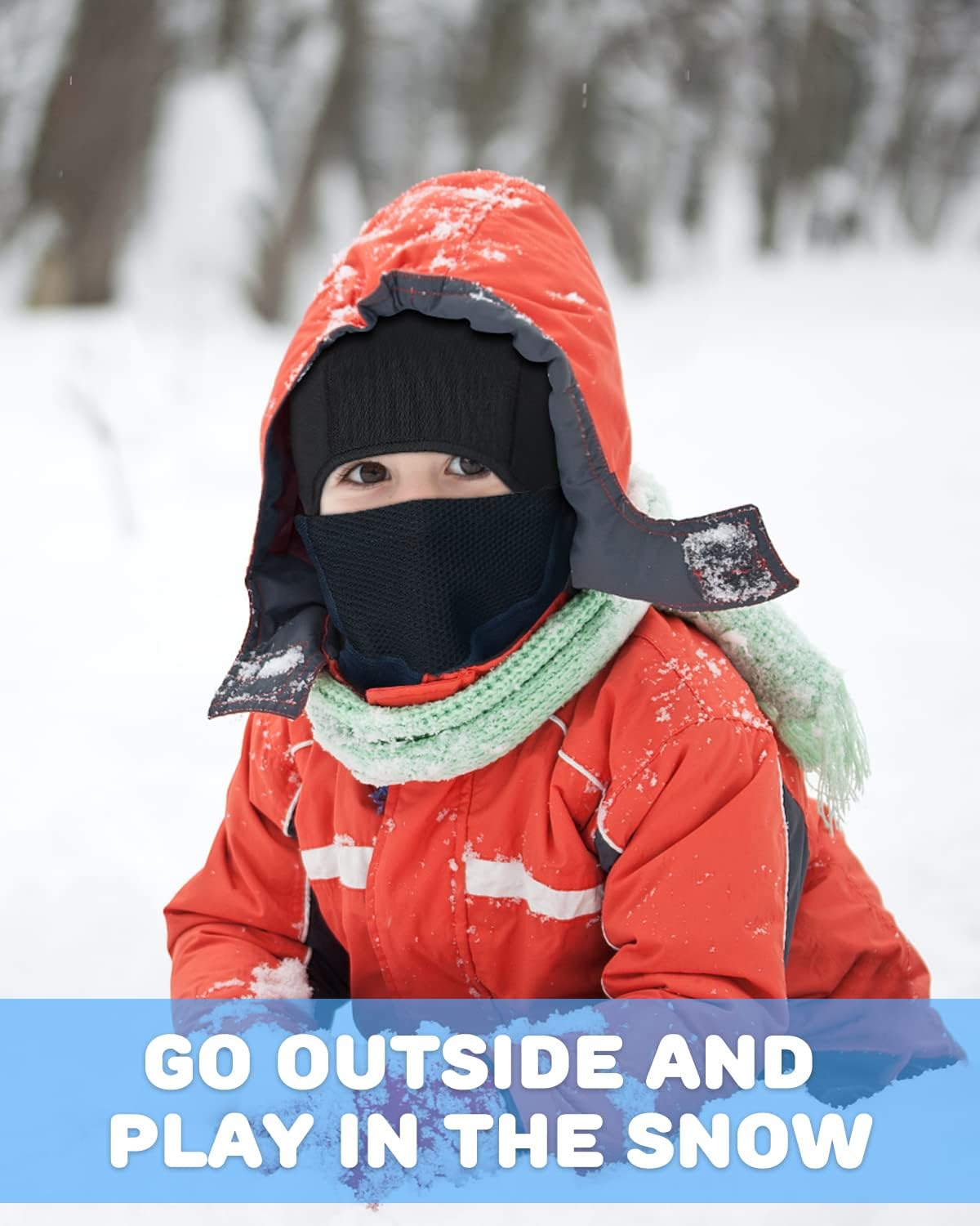 WinterHelmet Liner for KidsStay Warm Under Helmets