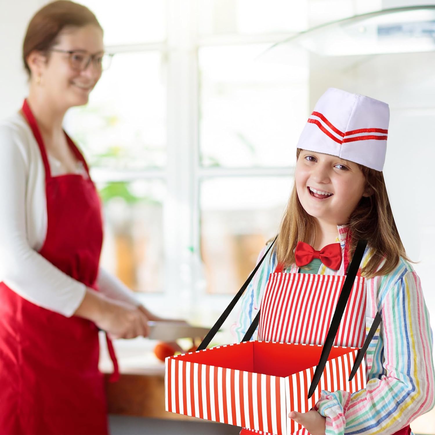 Classic Retro 1950s Waiter Costume Set for Kids