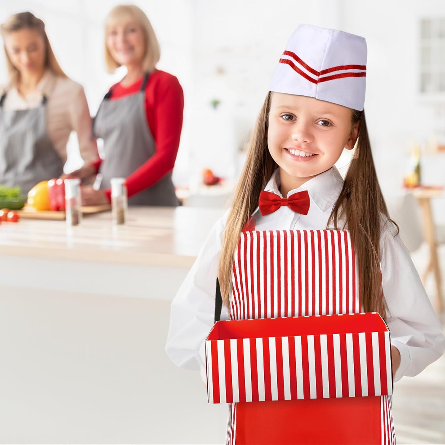 Classic Retro 1950s Waiter Costume Set for Kids