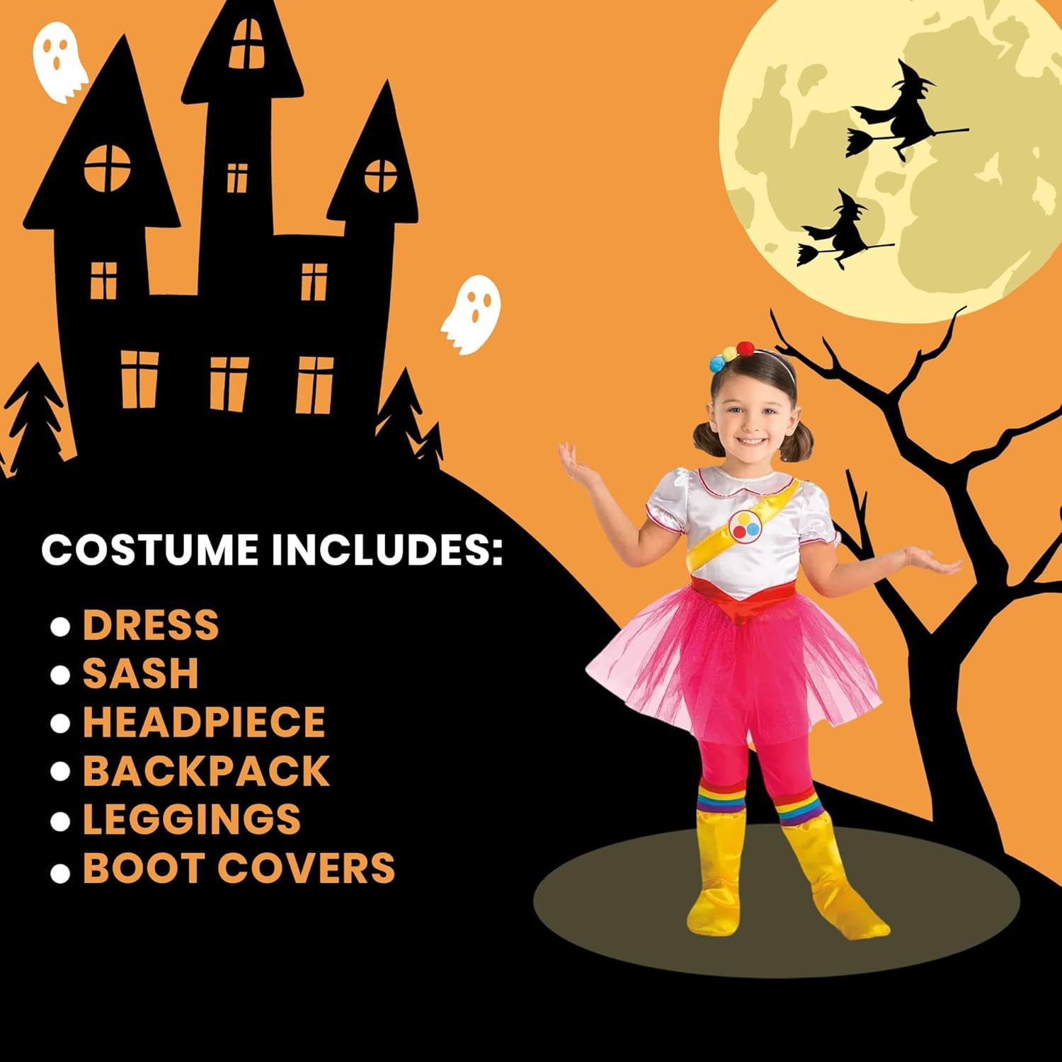 LF Centennial True The Rainbow Kingdom Deluxe Costume for Girls 1T-2T