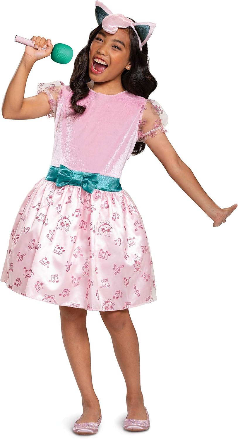 Pokemon Jigglypuff Costume Dress for Girls by Disguise