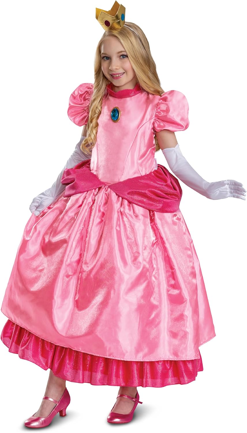 Disguise Girls Princess Peach Halloween Costume