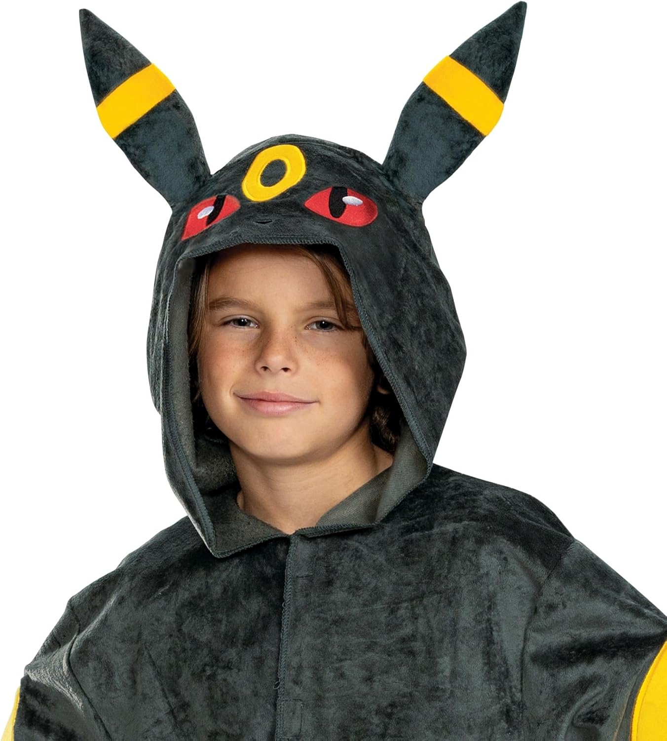 Disguise Boys Deluxe Kids Pokemon Umbreon Hooded Costume Boys Girls