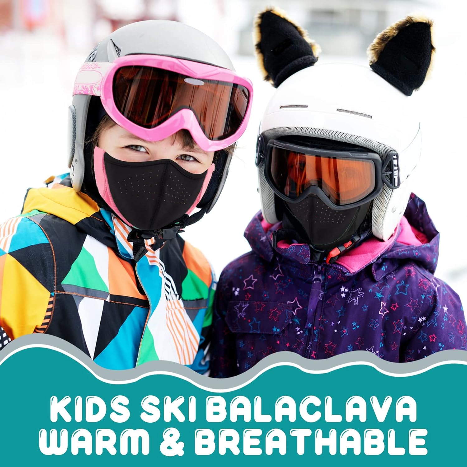 Perfect for Winter Kids Balaclava Ski Mask with Breather Design
