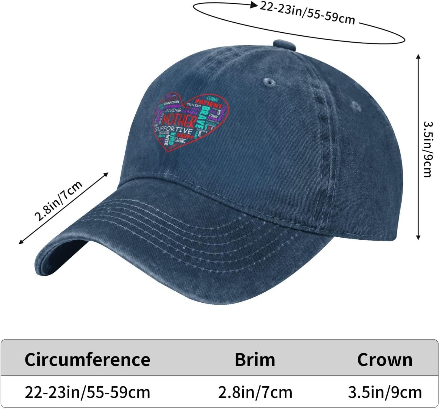 Happy Mothers Baseball Cap Women Men
