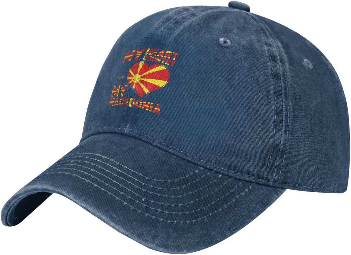 My Heart My Country My Macedonia Baseball Cap