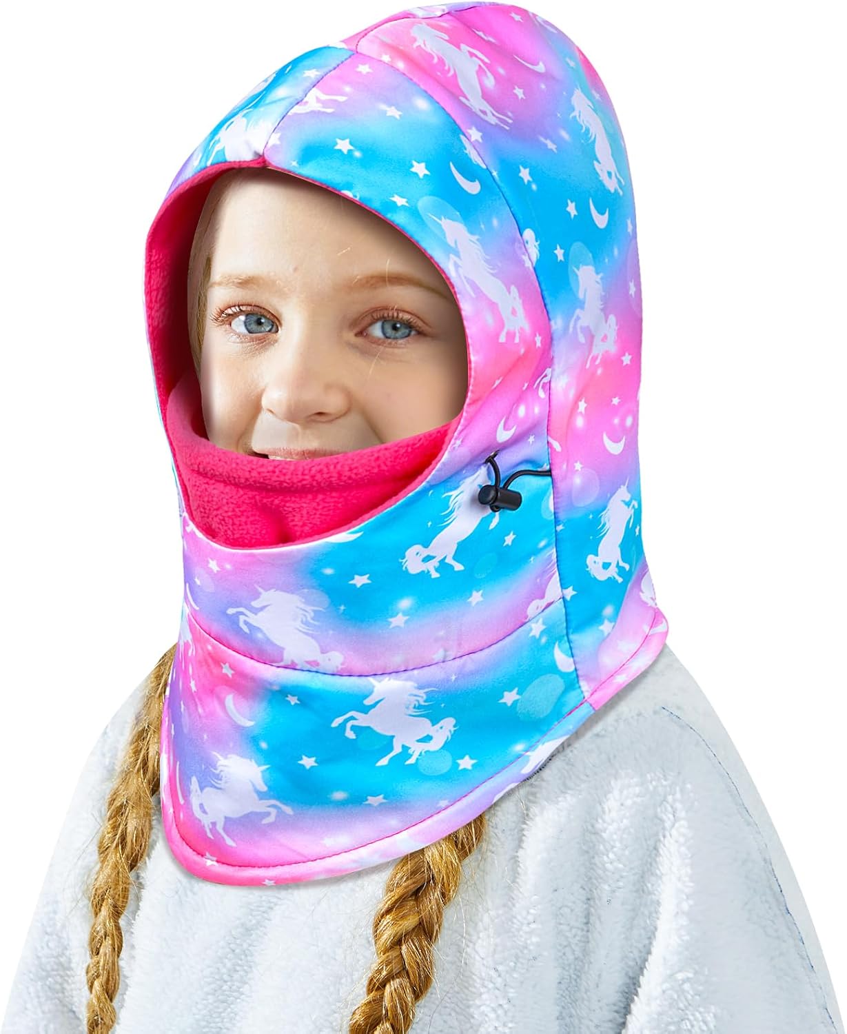 Warm Windproof Kids Winter Hat with Adjustable Fit for Older Kids