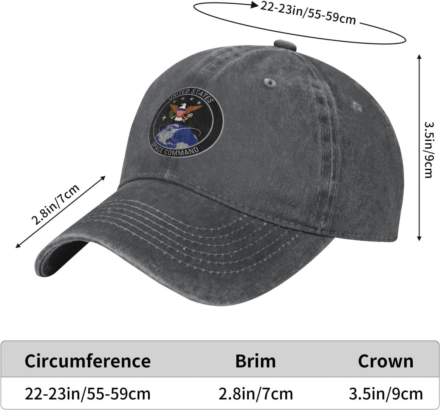 Must-Have United States Space Command Emblem Baseball Cap