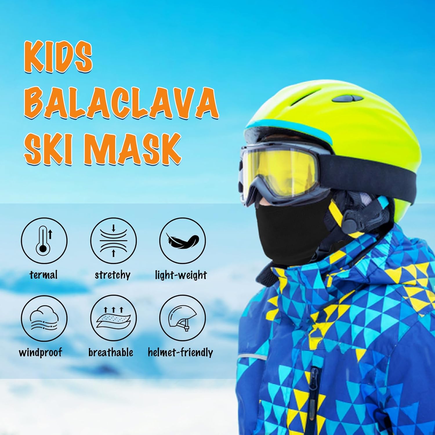 Rooyvany Kids Fleece Balaclava Ski Mask