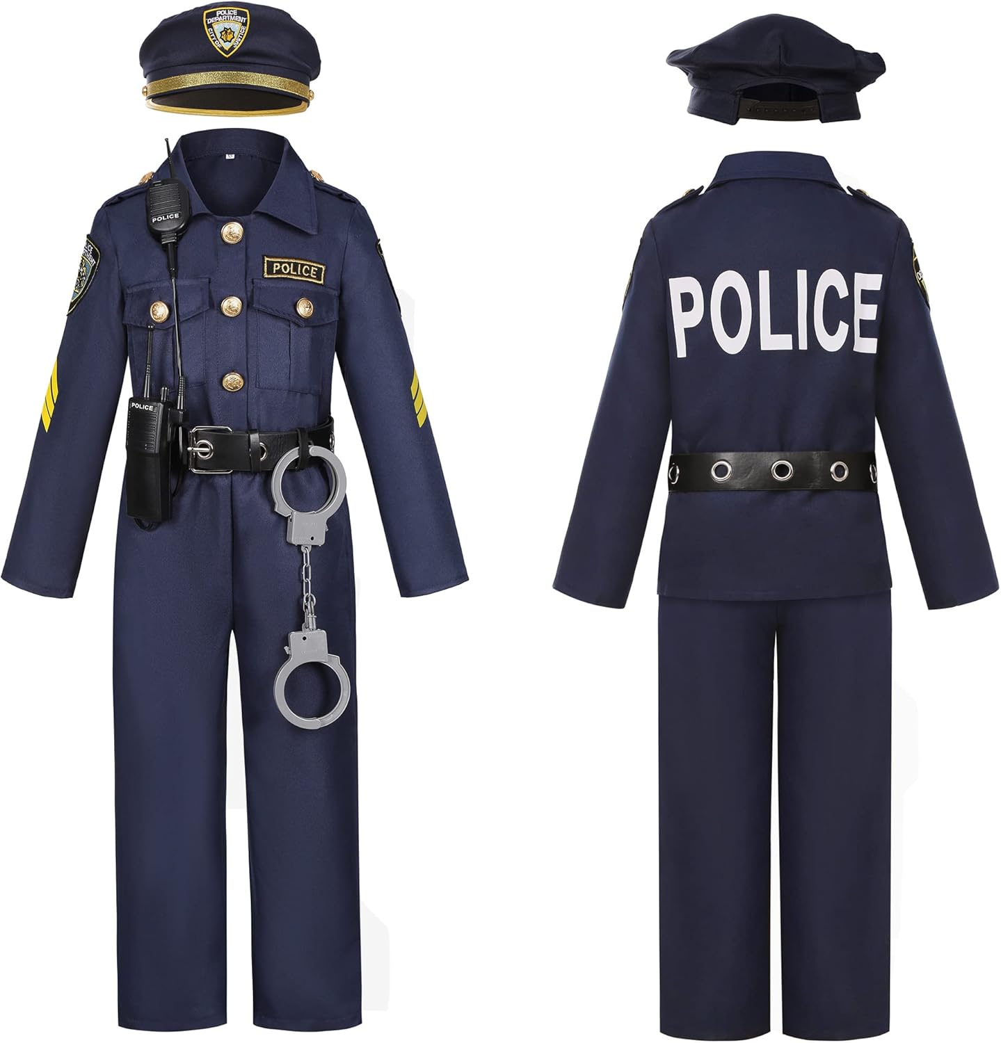 Kids Police Officer Costume Set for Halloween