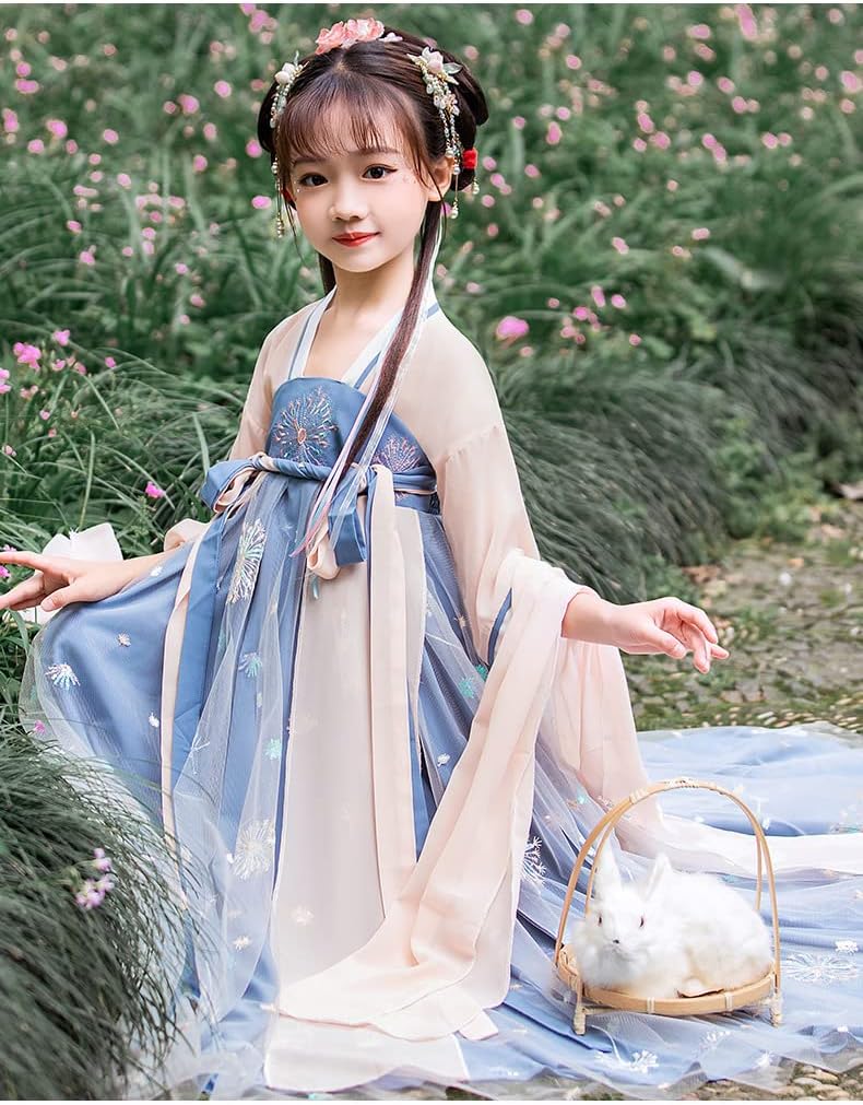 Fairy Hanfu Dresses - Retro Elegance for Kids