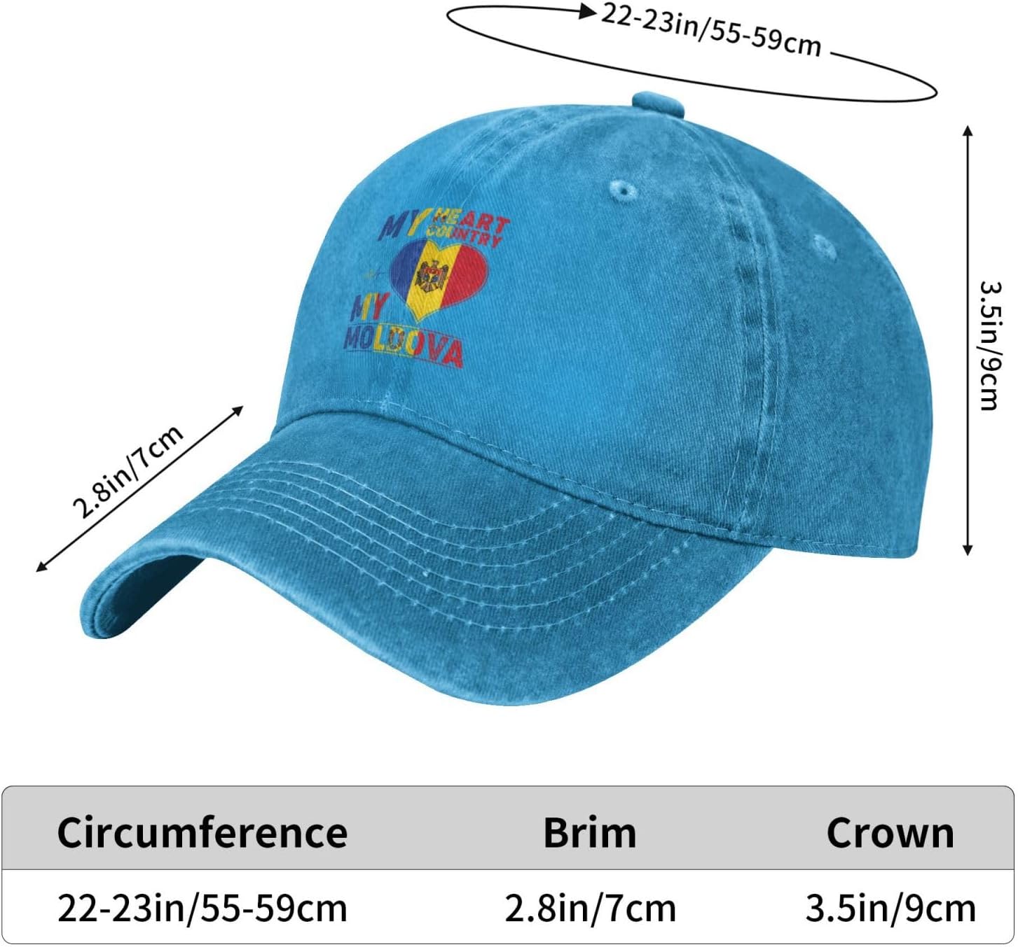 RTATBY - Moldova Baseball Cap Breathable Durable Stylish