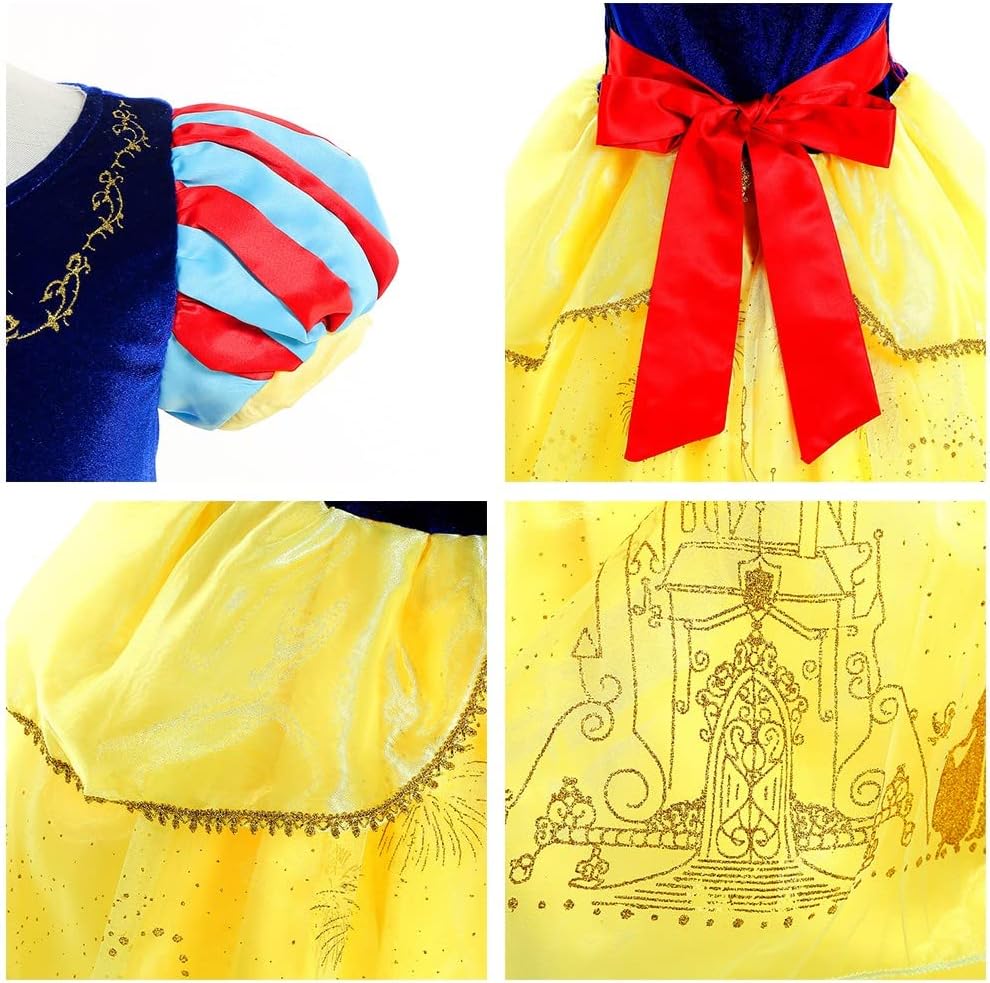 CinheyU Princess Birthday Dress with Accessories