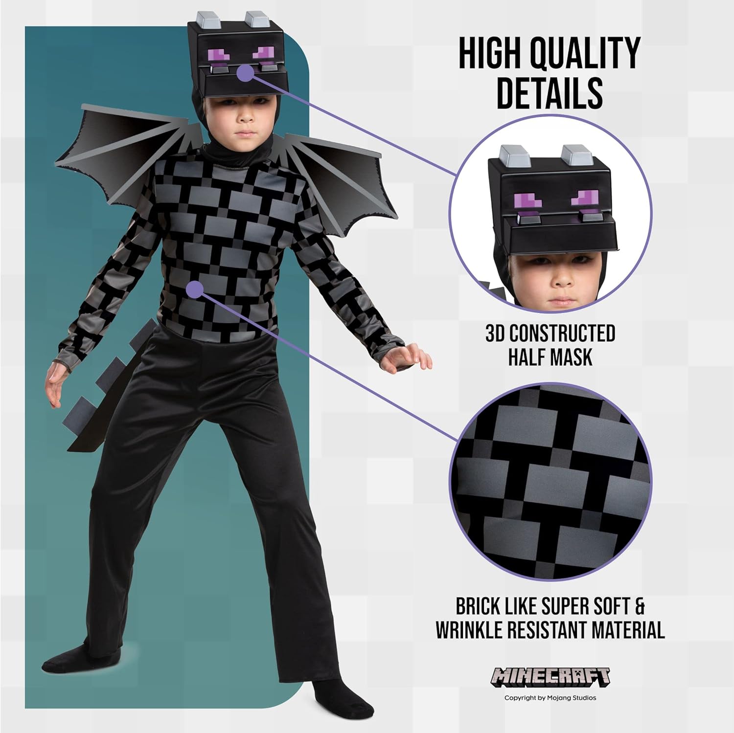 Disguise Ender Dragon Halloween costume for kids