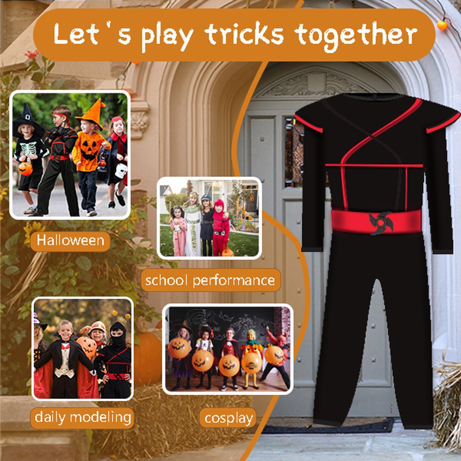Ninja Pirates Boys Costume Set