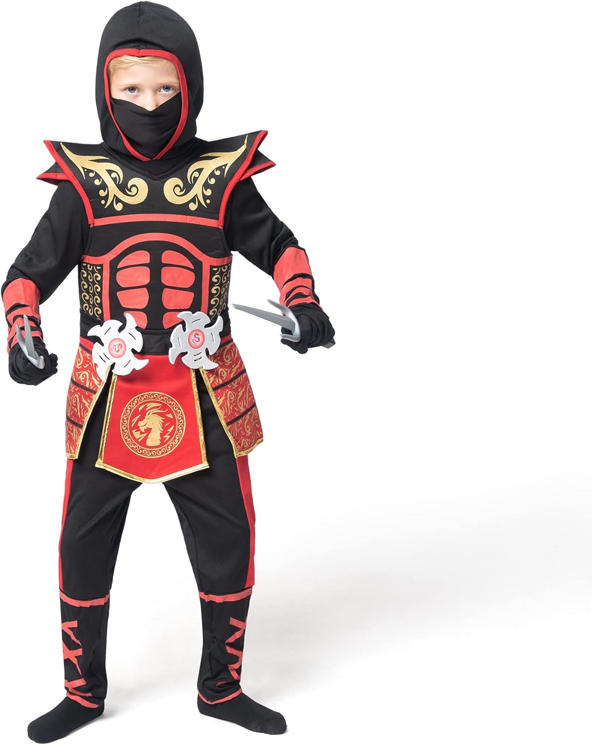 Spooktacular Red Ninja Costume for Kids