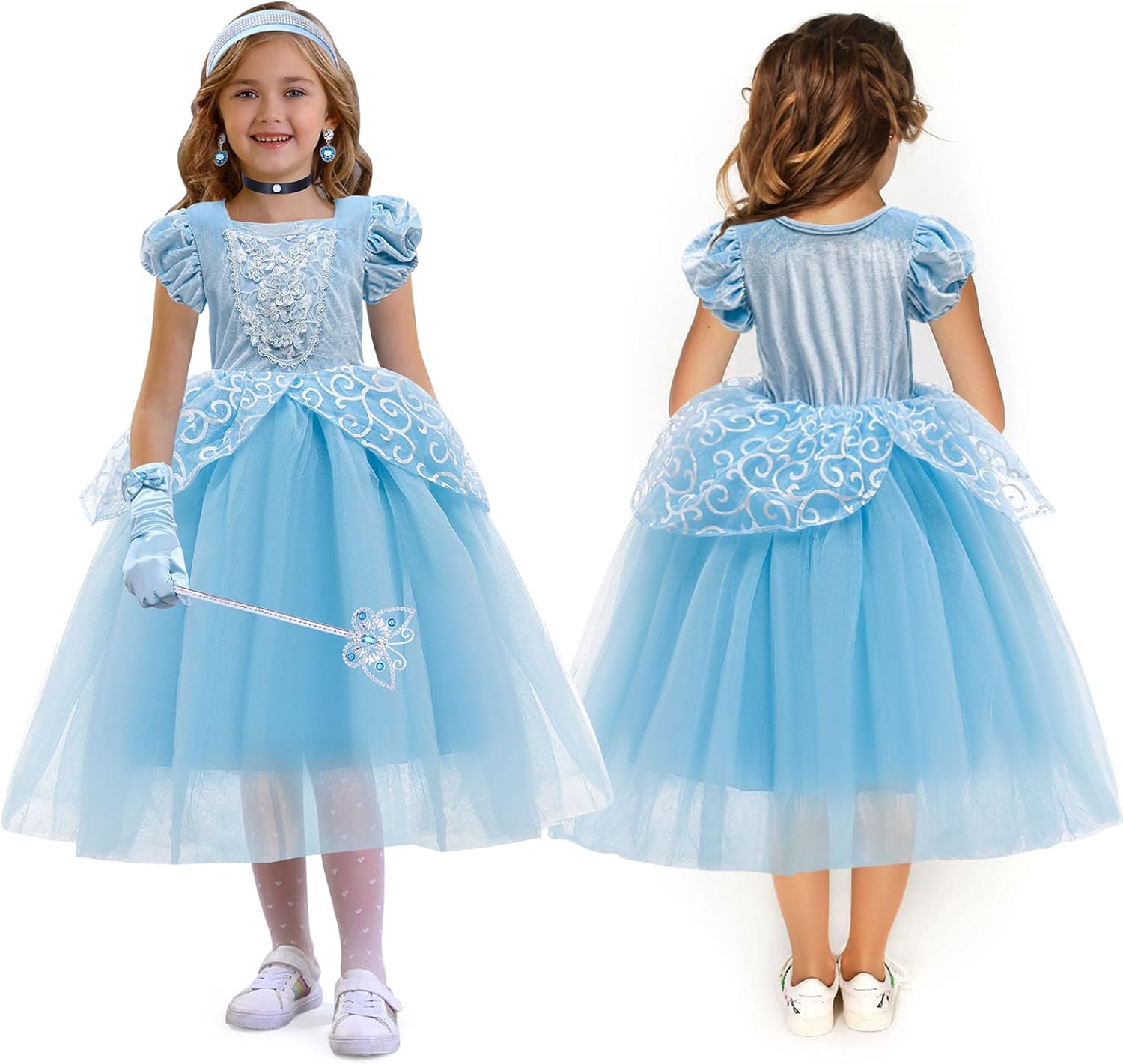 Perfect Princess Dresses for Girls - 11-Piece Set