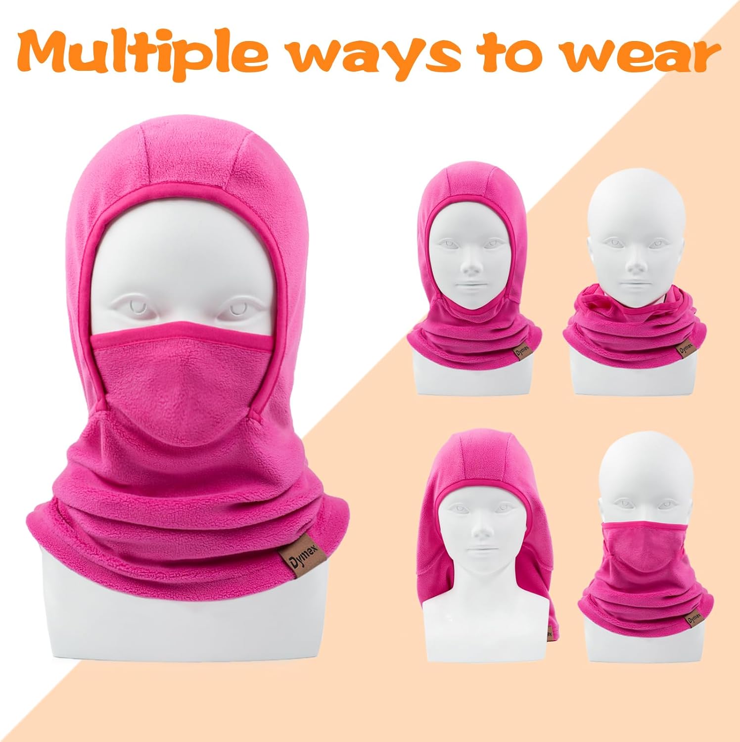 Stay Warm Wind-Proof Dymex Kids Balaclava Ski Mask
