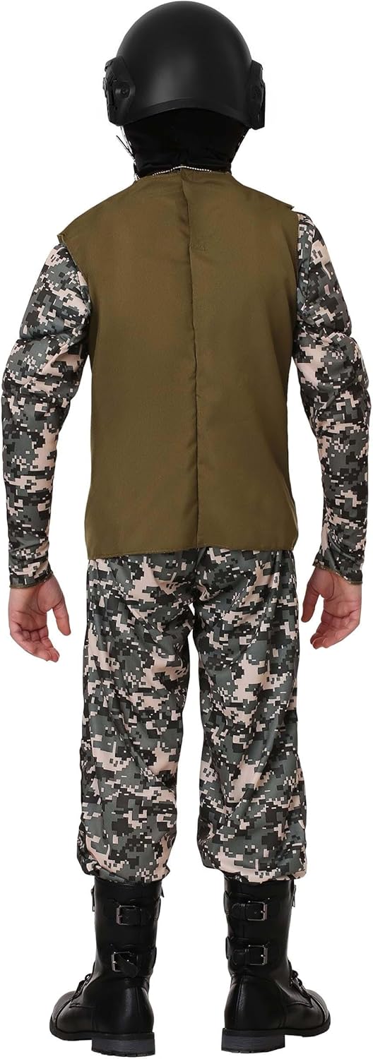 Kids Camo Trooper Halloween Costume for Boys