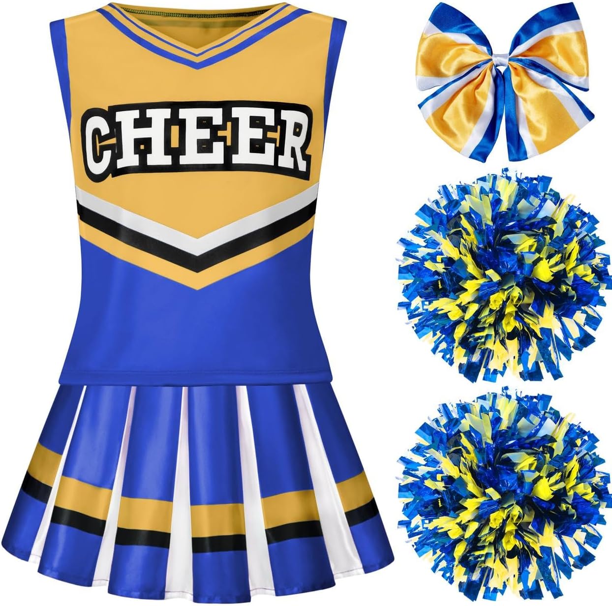 Girls Halloween Cheerleader Costume