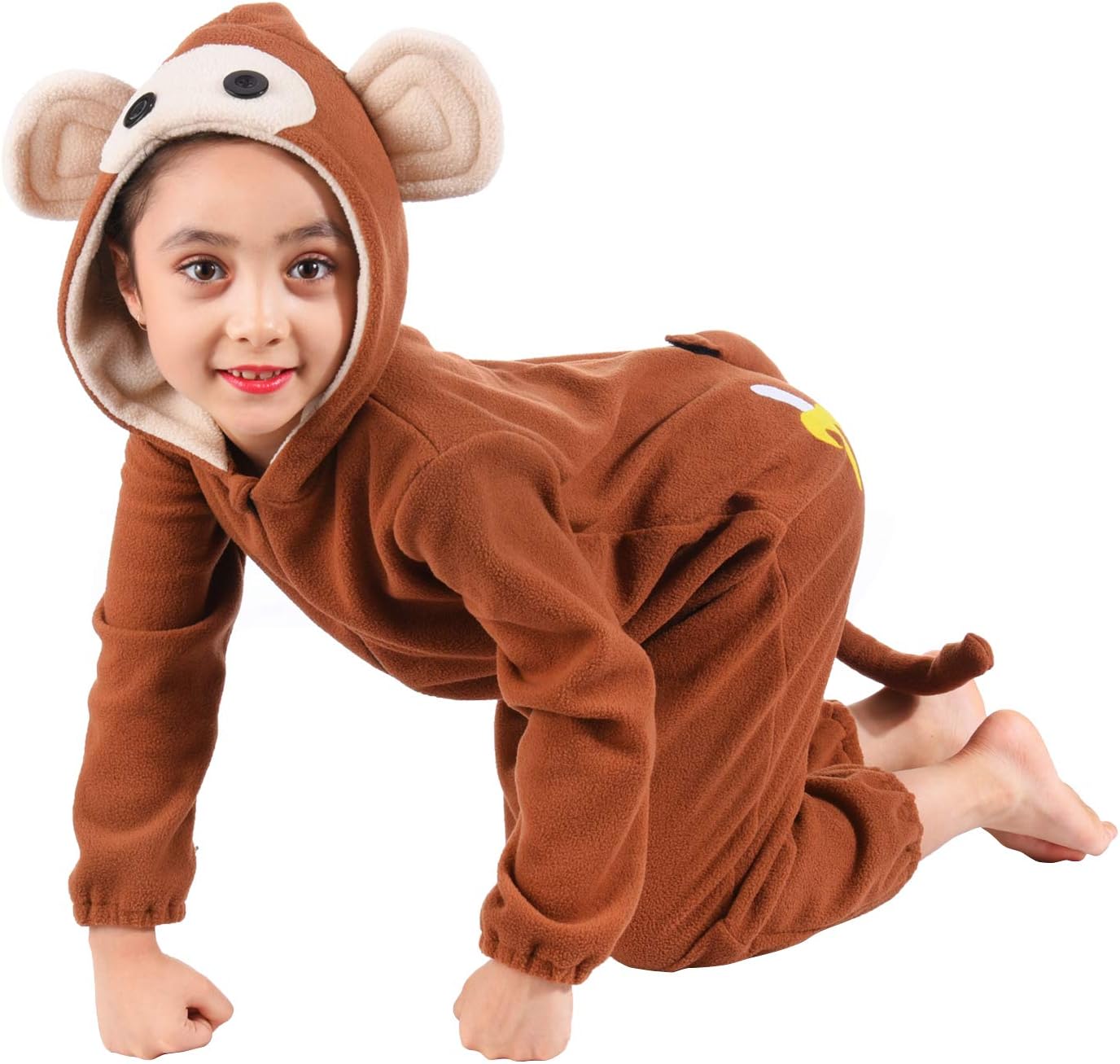 Tao-Ge Kids Monkey Onesie with Banana Accessories