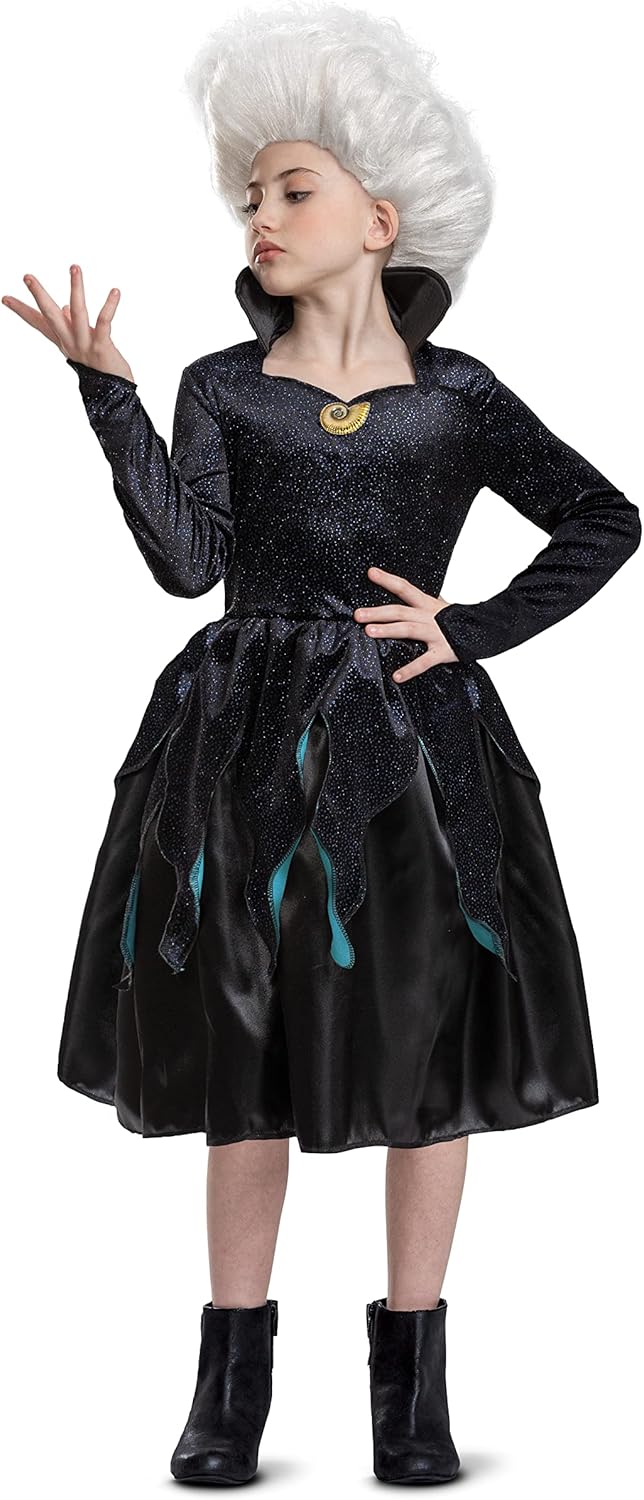 Official Disney The Little Mermaid_live Action Ursula Costume for Girls