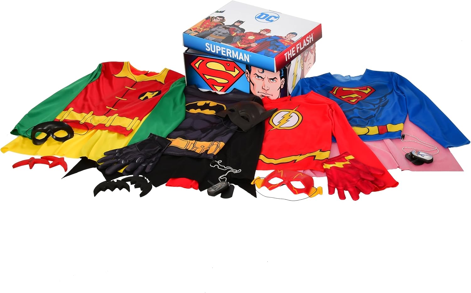 Rubies Childs DC Comics Dress Up Trunk Costume Set 21-Piece